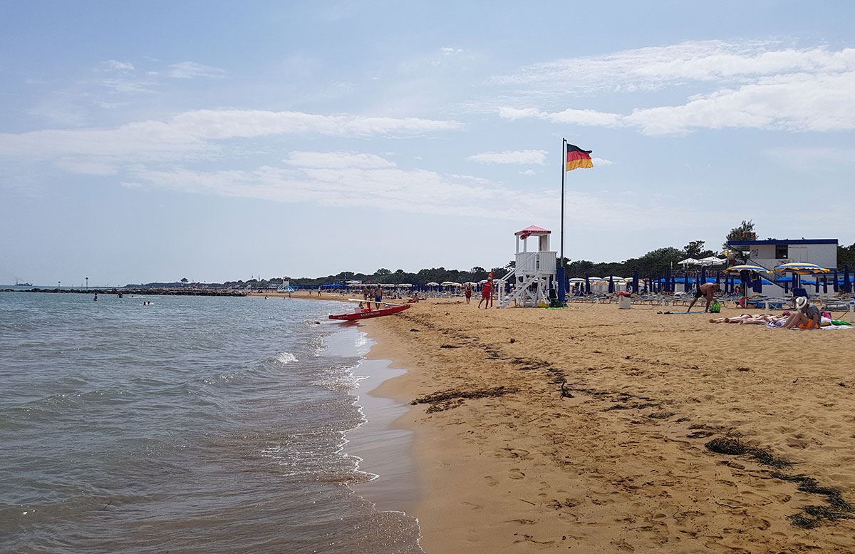 Lignano Hotel strand meer