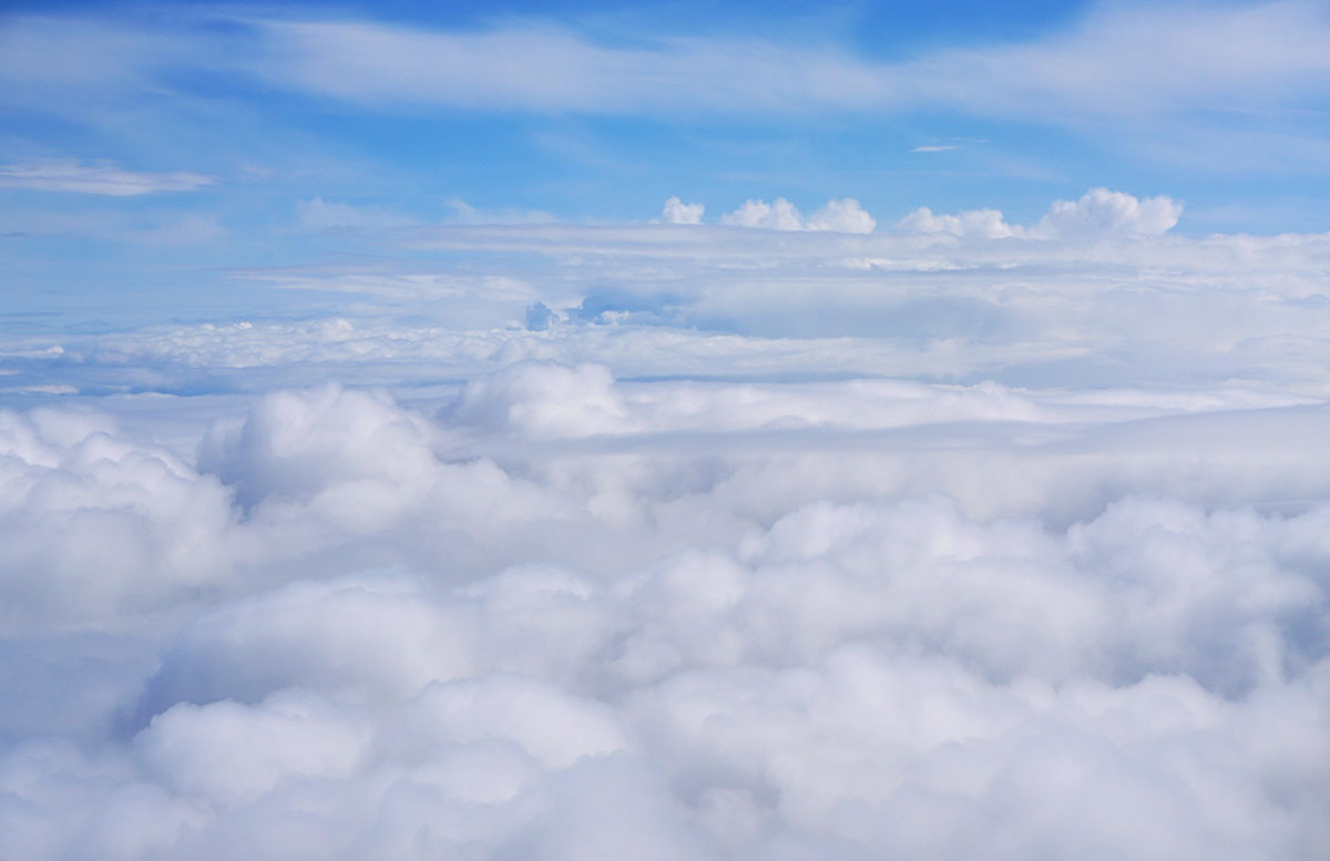 Mein Business Class Flug mit Turkish Airlines flieger aussicht wolken