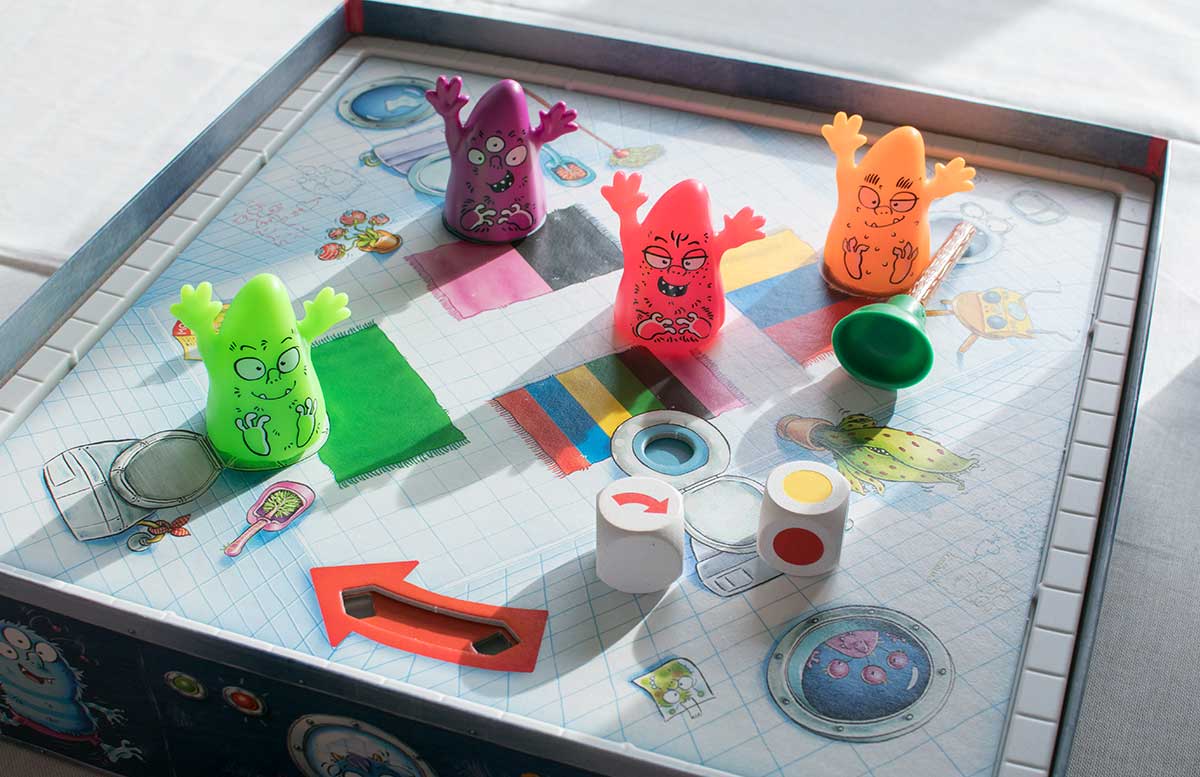 Monster-Pups Spiel von Ravensburger Schachtel wie das spiel funktioniert
