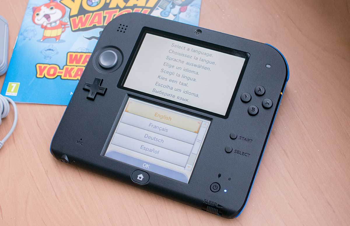 Nintendo-2DS-Nintendo 2DS YO-KAI WATCH-in-betriebnahme-neu