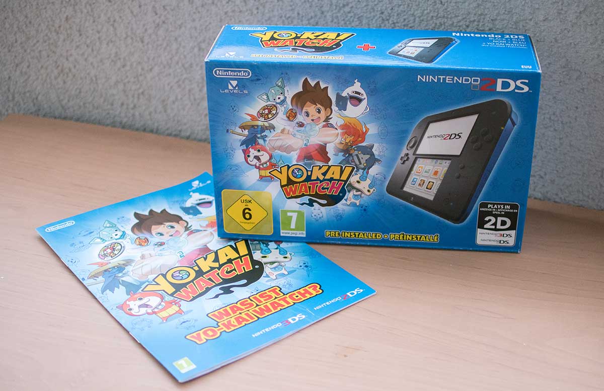 Nintendo-2DS-Nintendo 2DS YO-KAI WATCH-set