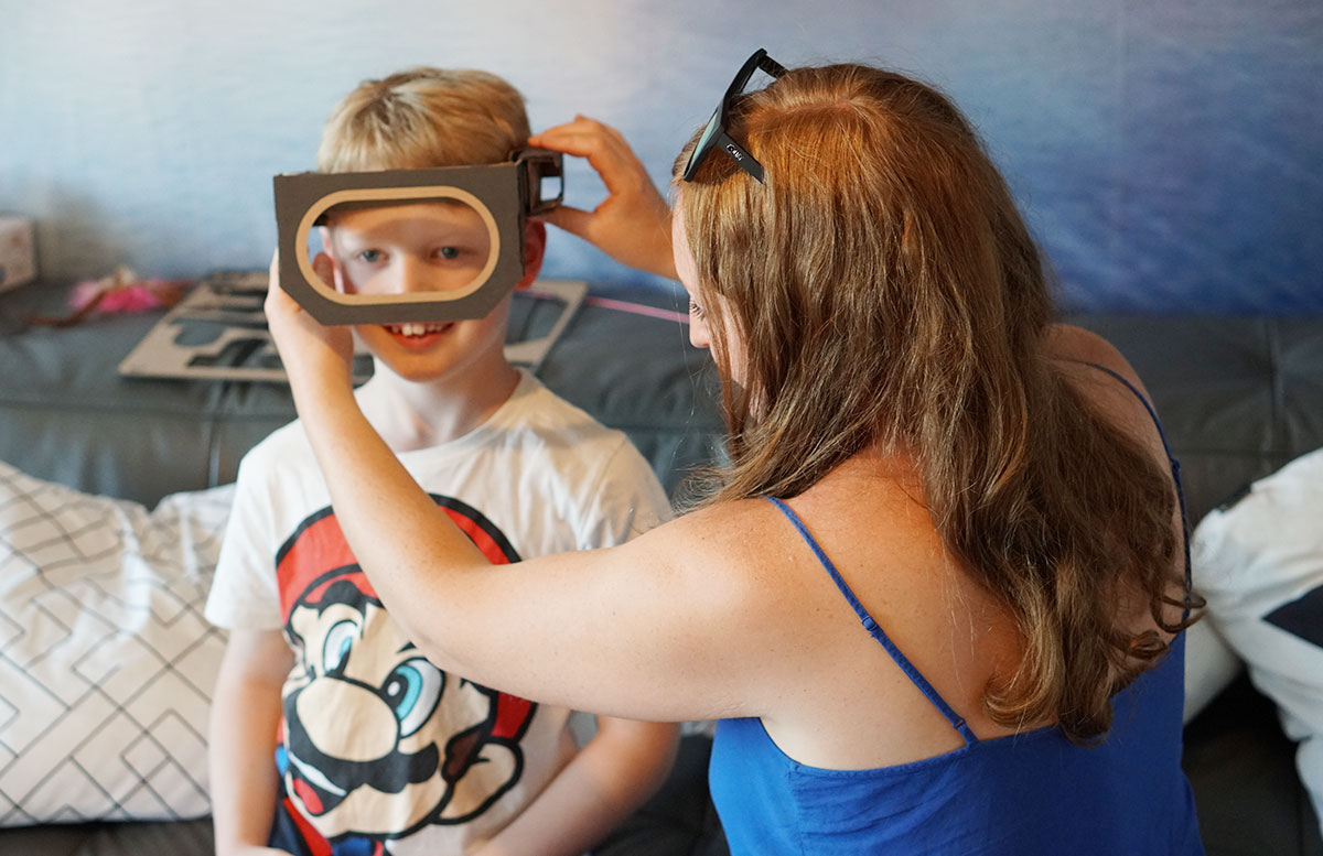 Nintendo Labo Robo-Set für die Switch labo bauset einzelteile anleitung roboter brille