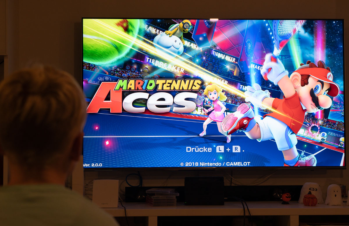 Nintendo Switch Mario Tennis Aces und Kirby Star Allies mario spiel
