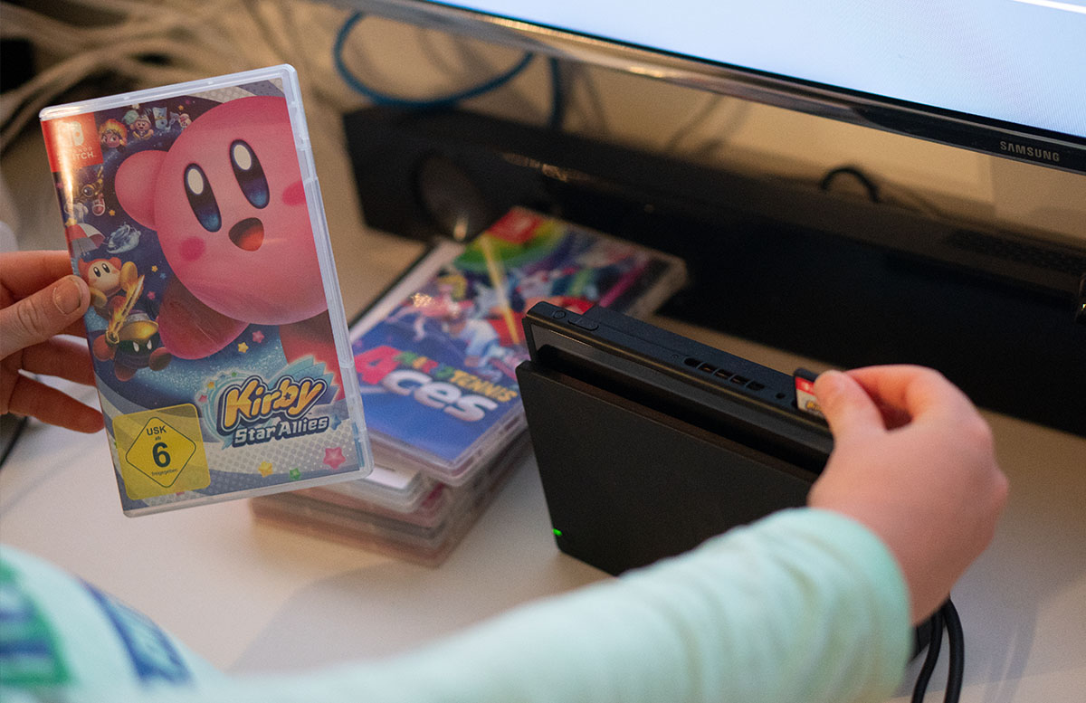 Nintendo Switch Mario Tennis Aces und Kirby Star Allies kirby spiel