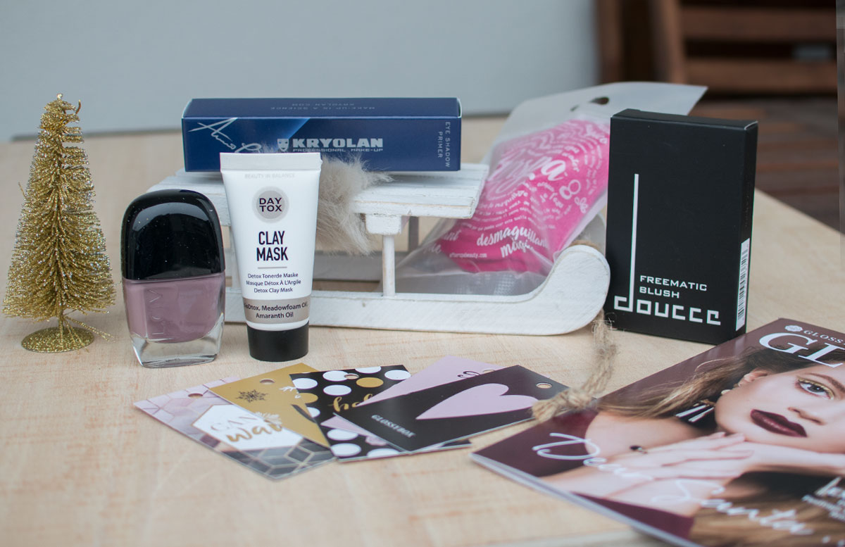November Glossybox Dear Santa Edition alle produkte
