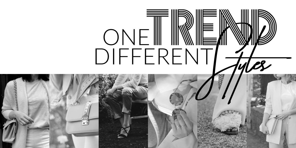 One trend different styles grafik