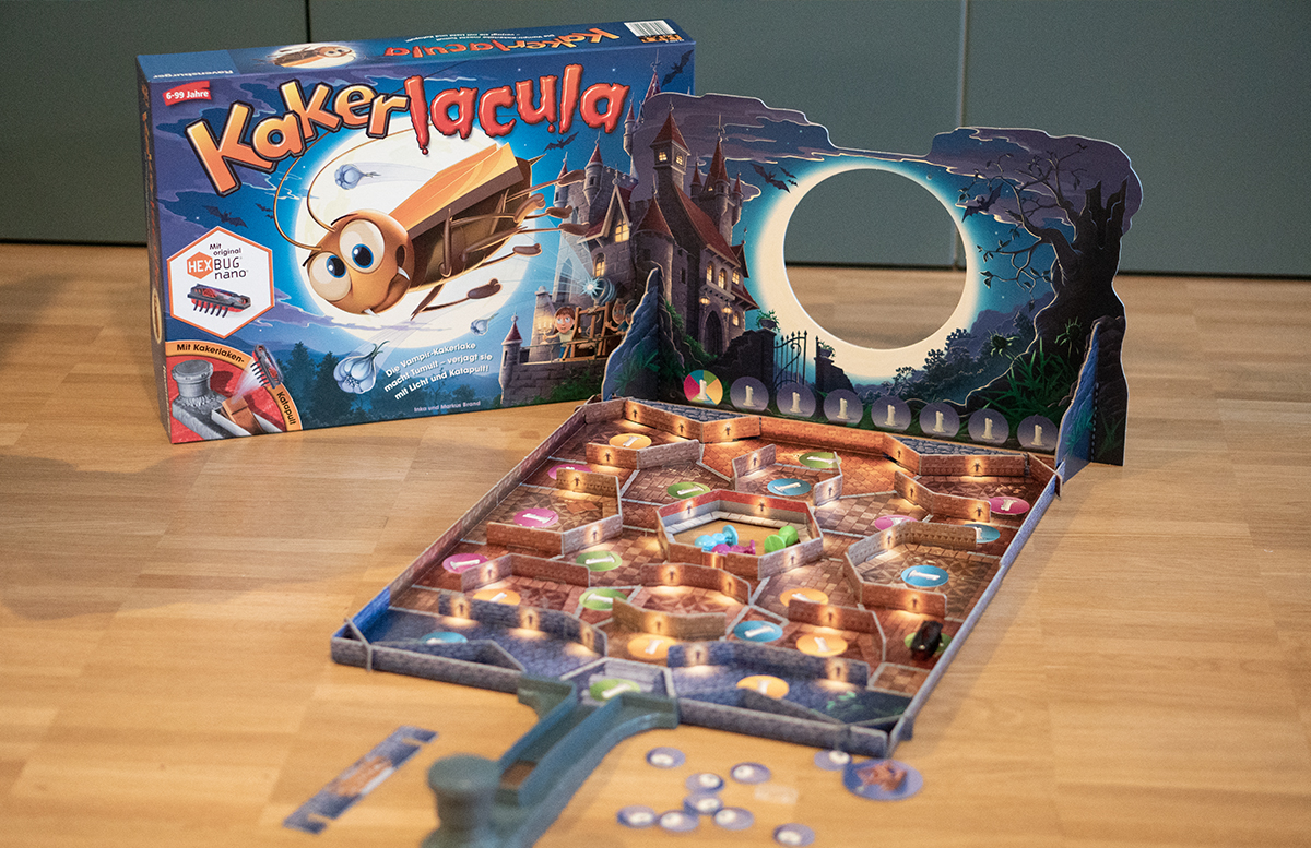 Ravensburger Kakerlacula - Der Hexbug ist los spieleplan