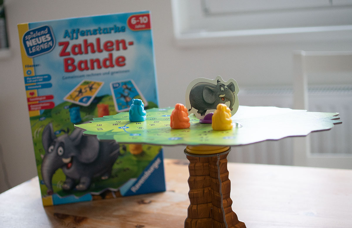 Ravensburger Lernspiele - Affenstarke Zahlen-Bande und ABC-Insel rechenspiel