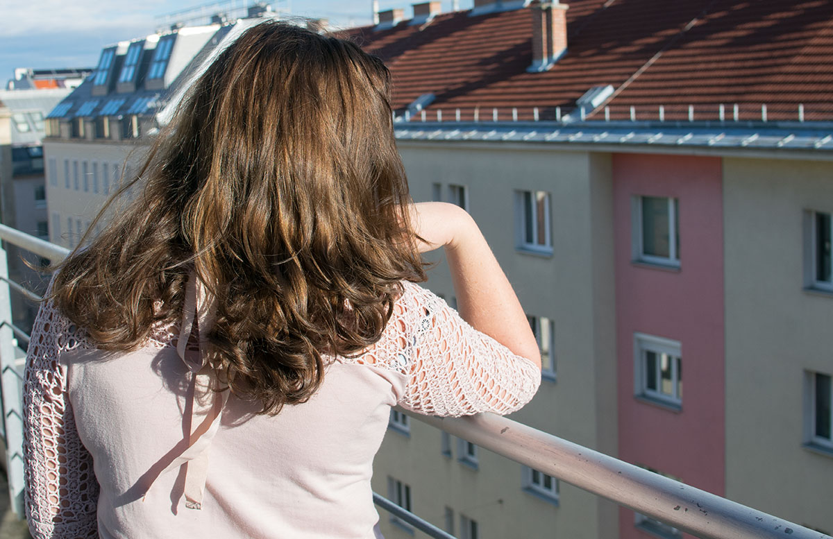 Rückblick 2017 und Vorsätze für das neue Jahr blick nach unten haare