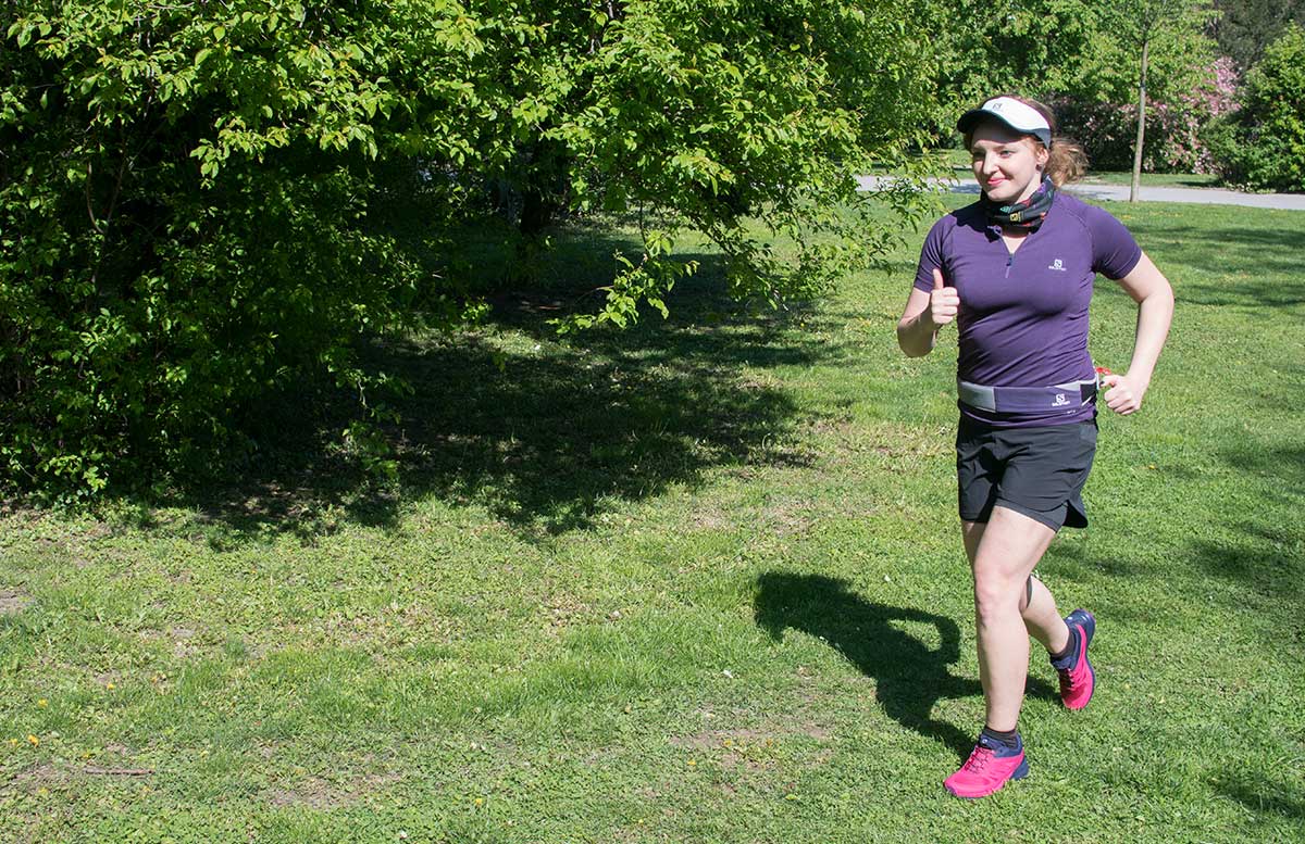 Salomon Trail Running Workshop dehnen schuhe running