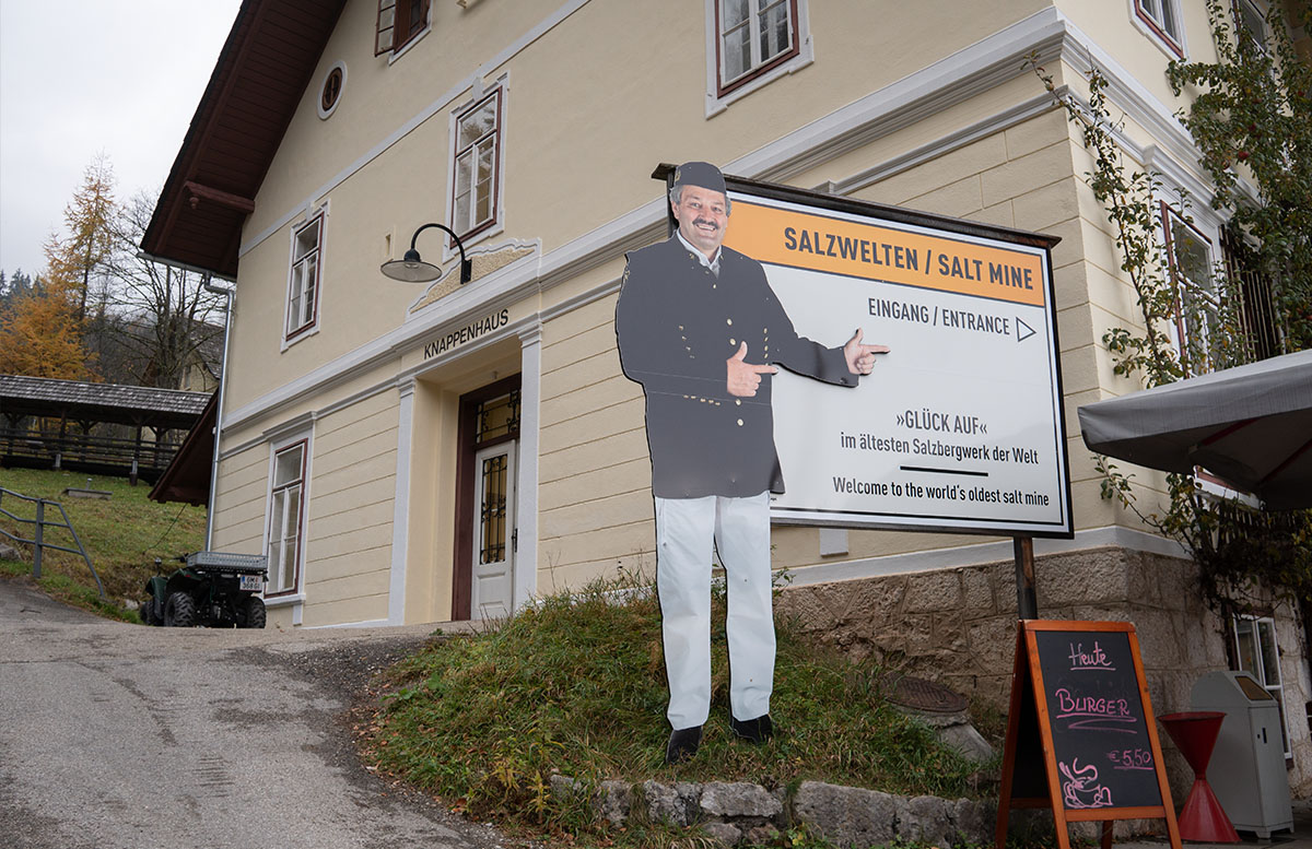 Salzwelten Hallstatt - Das älteste Salzbergwerk der Welt eingang