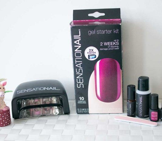 Sensationail Gel Starter Kit mit extra schneller Lampe