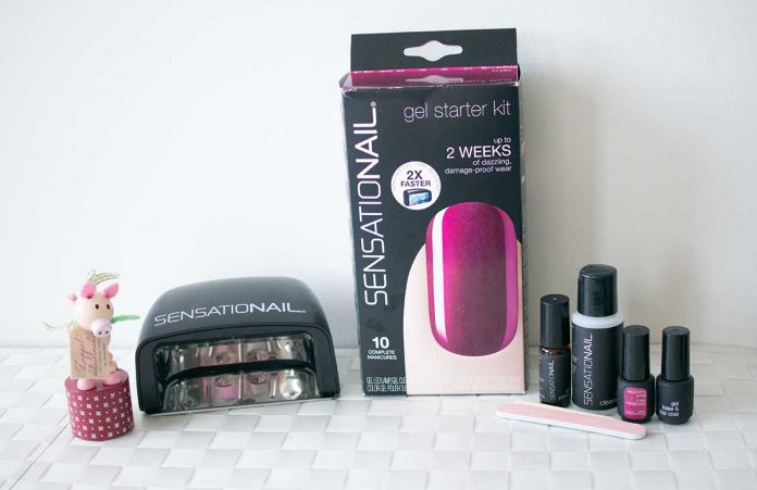 Sensationail-Gel-Starter-Kit-mit-extra-schneller-Lampe-neues-set
