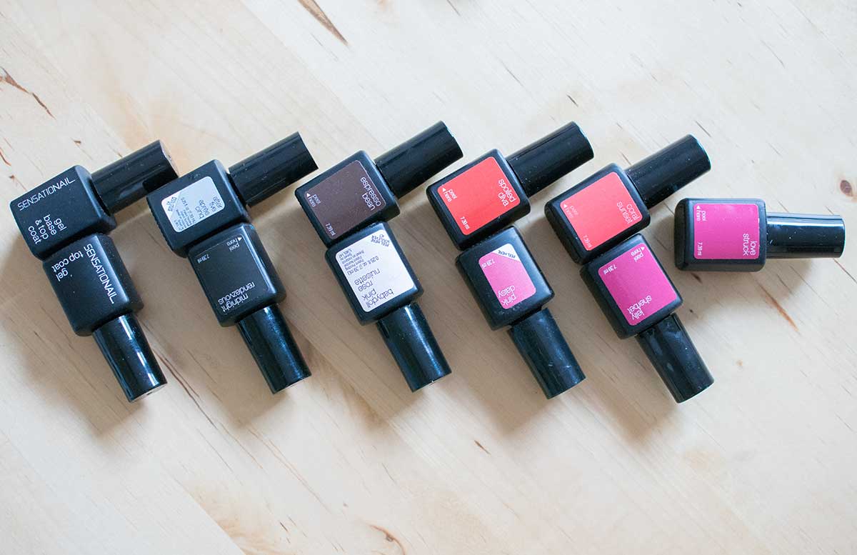 Sensationail Gel Starter Kit mit extra schneller Lampe nagellack farben