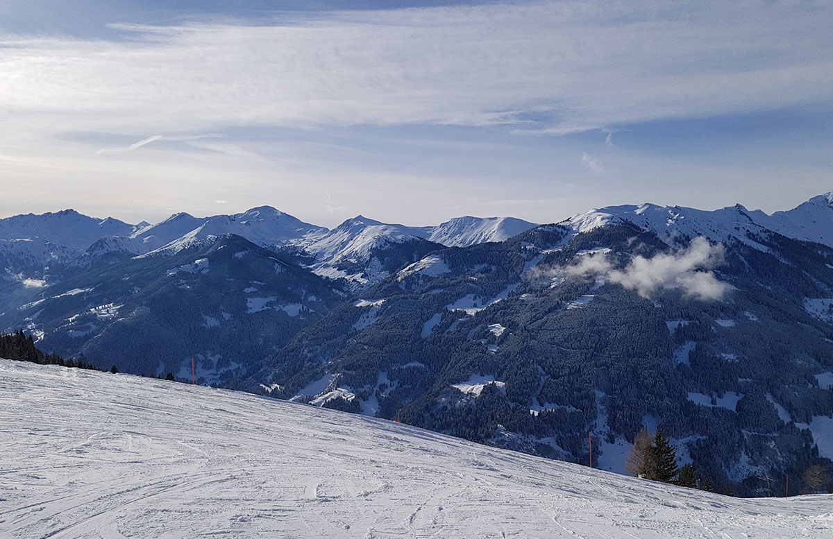 Ski amade - made my Day Aufladen in Dorfgastein blau piste