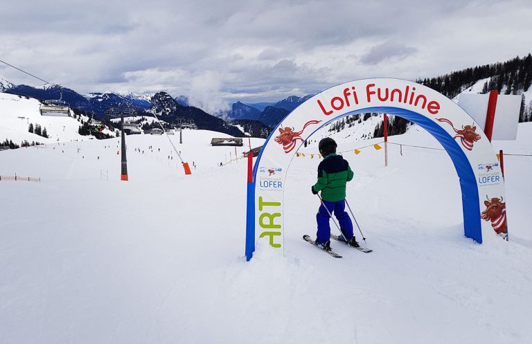 Skifahren im Salzburger Saalachtal im Familien-Skigebiet Lofer