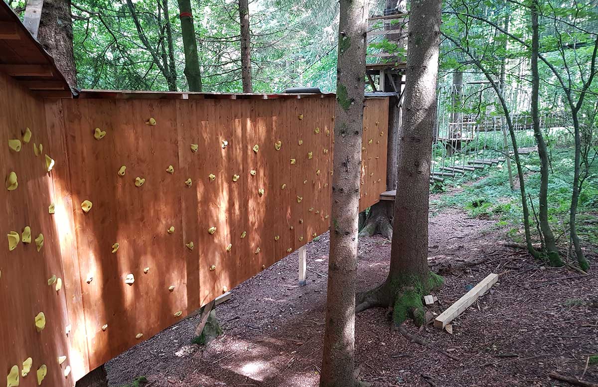 Sommerrodeln in Fuschl und der Waldkletterweg in Faistenau klettern kletterweg kletterwand