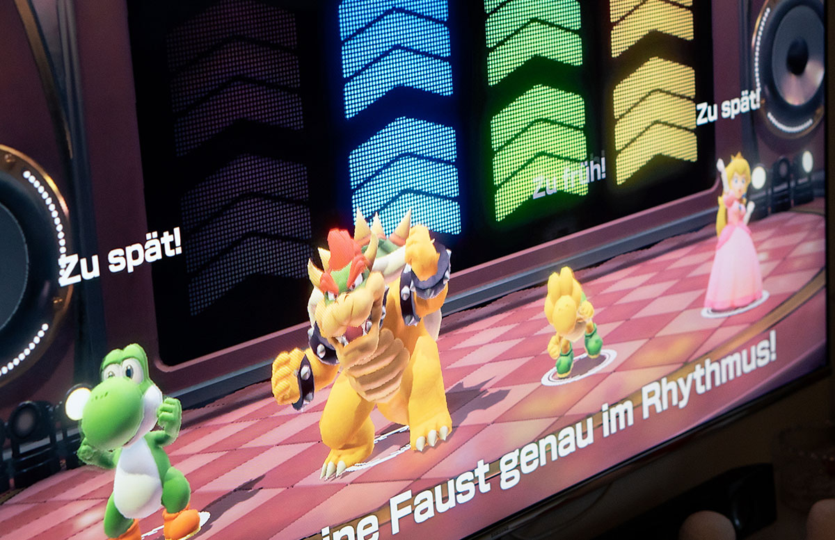 Super Mario Party für die Nintendo Switch party tanzen