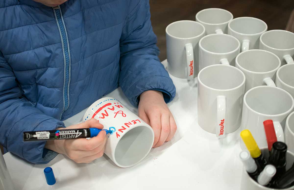 TK MAXX Stadlau becher bemalen