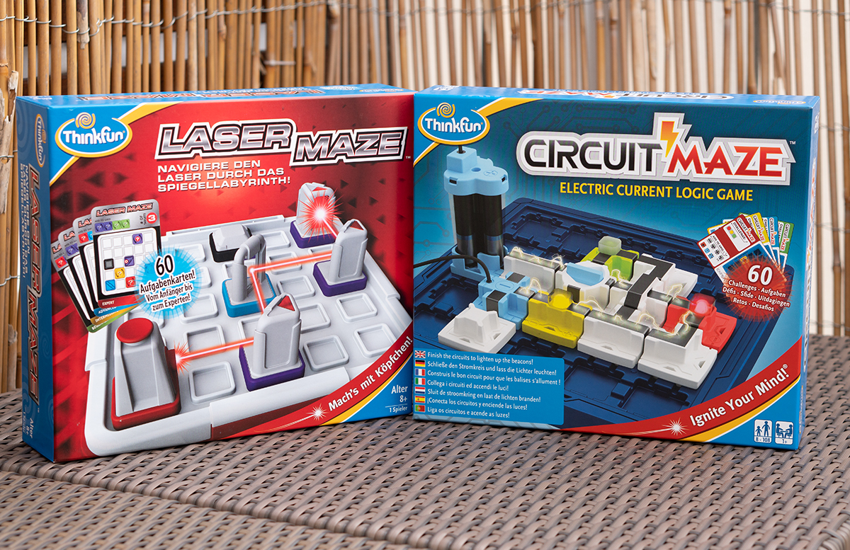 Thinkfun Laser Maze und Circuit Maze Logikspiele