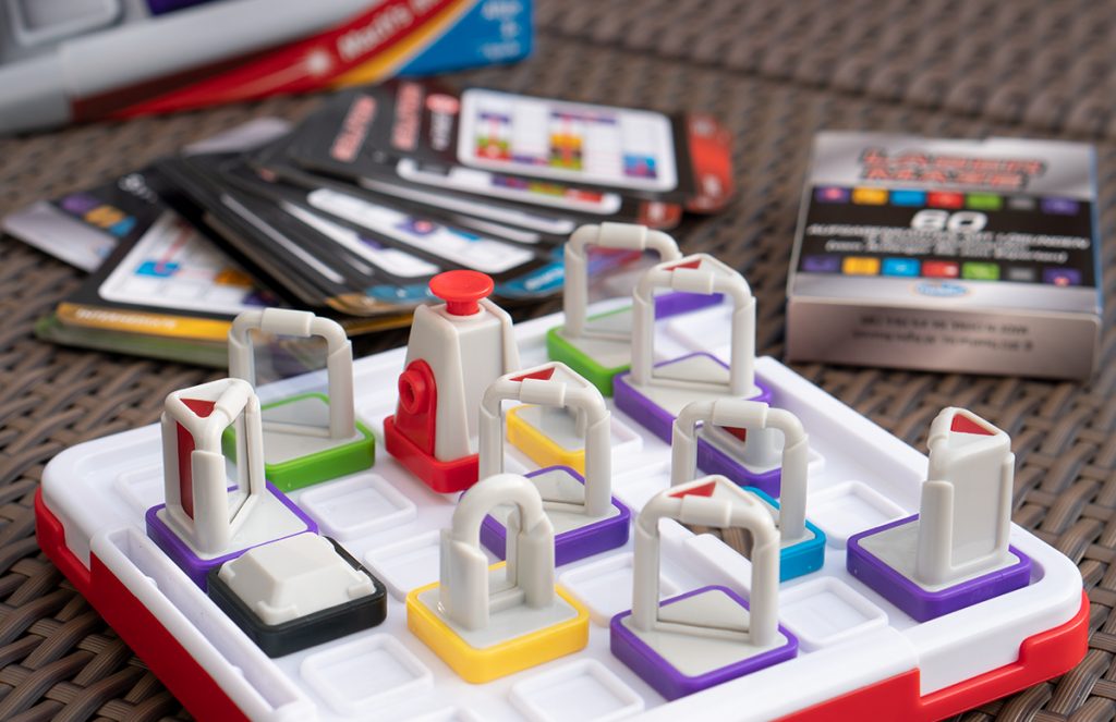 Thinkfun Laser Maze und Circuit Maze Logikspiele spiegel