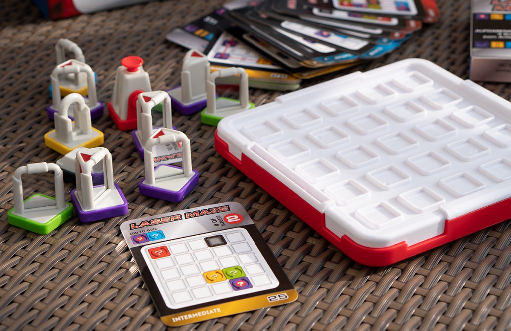 Thinkfun Laser Maze und Circuit Maze Logikspiele spiegel inhalt