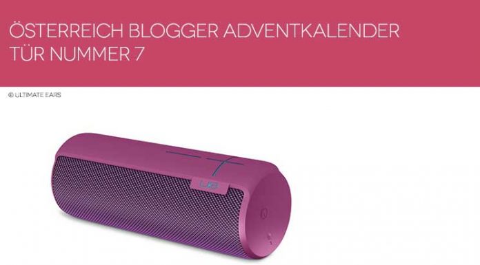 UE MEGABOOM Gewinnspiel – Blogger Adventkalender