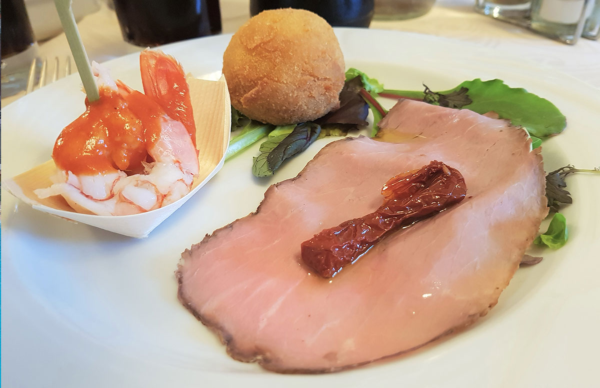 Urlaub in Lignano - Hotel Meridianus vorspeisen