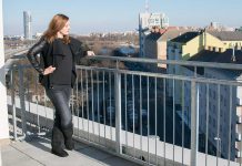 Winterliches Outfit über den Dächern von Wien