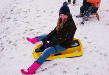 Viel Spaß und Schnee zu Weihnachten