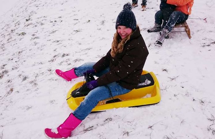 Viel Spaß und Schnee zu Weihnachten