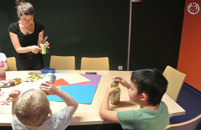 Kreativwerkstatt für Kids im Holmes Place basteln-holmes-place