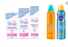 Kinder Pflegeprodukte für den Sommer