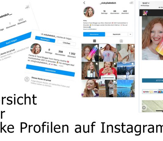 Fake Accounts und Fake Gewinnspiele auf Instagram Fake Accounts und Fake Gewinnspiele auf Instagram