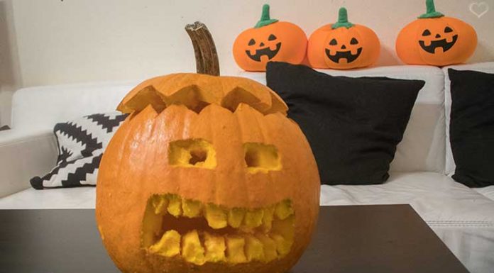 Lasst uns einen Kürbis schnitzen