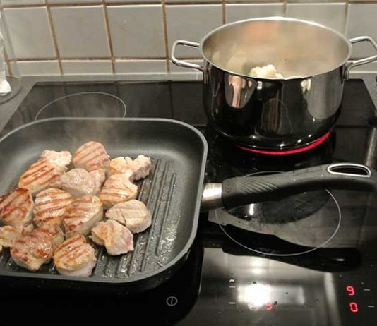 Eine Grillpfanne von Gastrolux