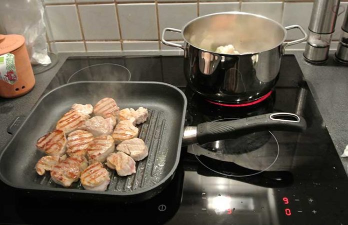 Eine Grillpfanne von Gastrolux