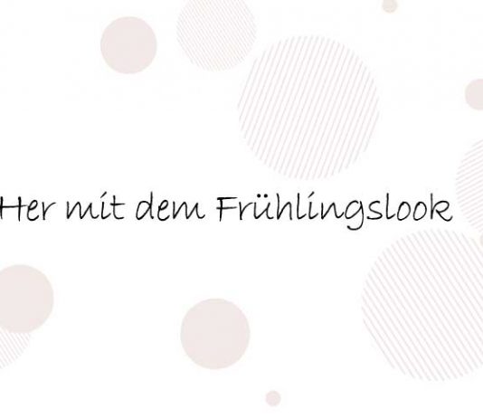 Her mit dem Frühlings Look