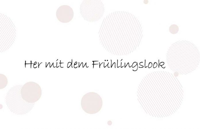 Her mit dem Frühlings Look