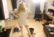 Krankenschwester Kostüm für Fasching