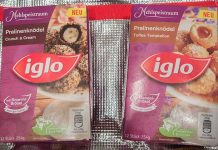 Iglo Toffee und Iglo Crunchy