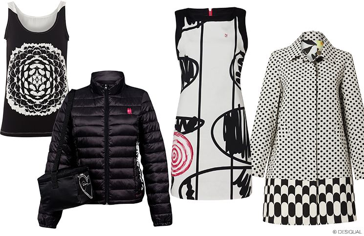 schwarz-weiß-desigual