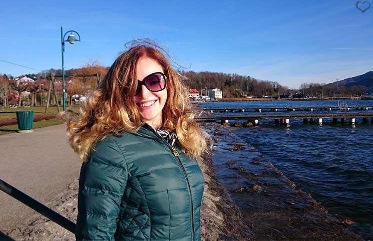 spaziergang-traunsee-Der-Traunsee-und-die-Berge-Der Traunsee und die Berge