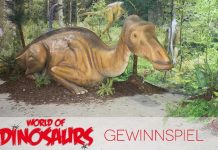 World of Dinosaurs Ausstellung und Gewinnspiel